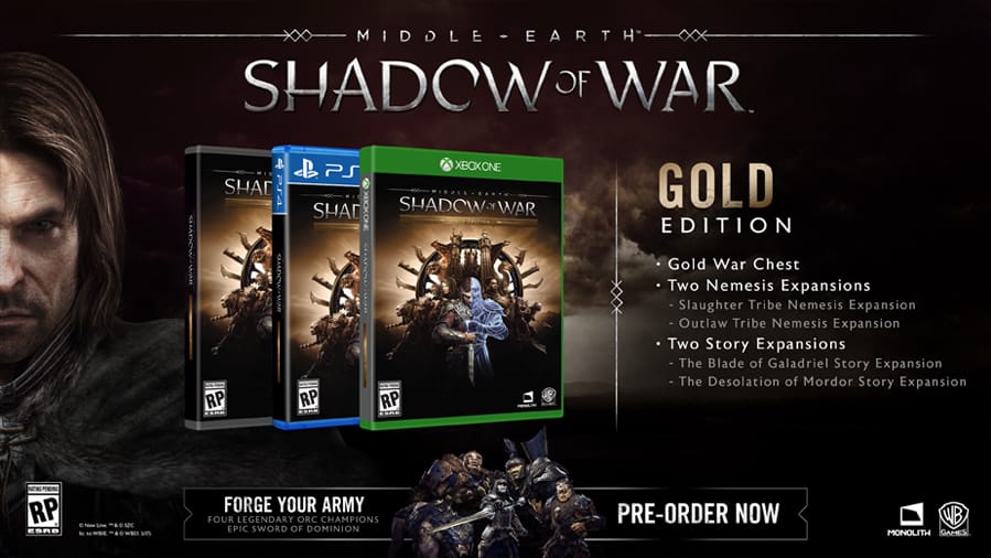 Middle-earth: Shadow of Mordor - GOTY Edition Upgrade DLC