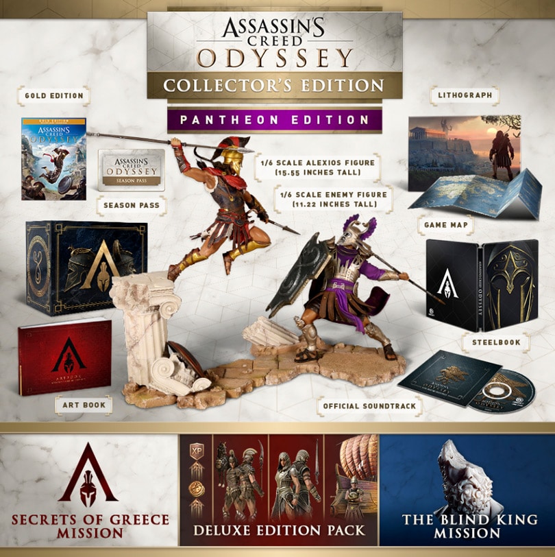 Assassin's Creed Origins - All Digital Deluxe DLCs (Gear Pack & Special  Mission) Season Pass DLC 