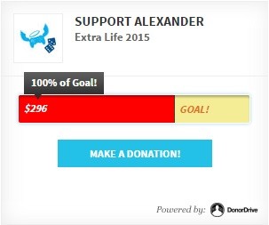extralife personal donation achievement