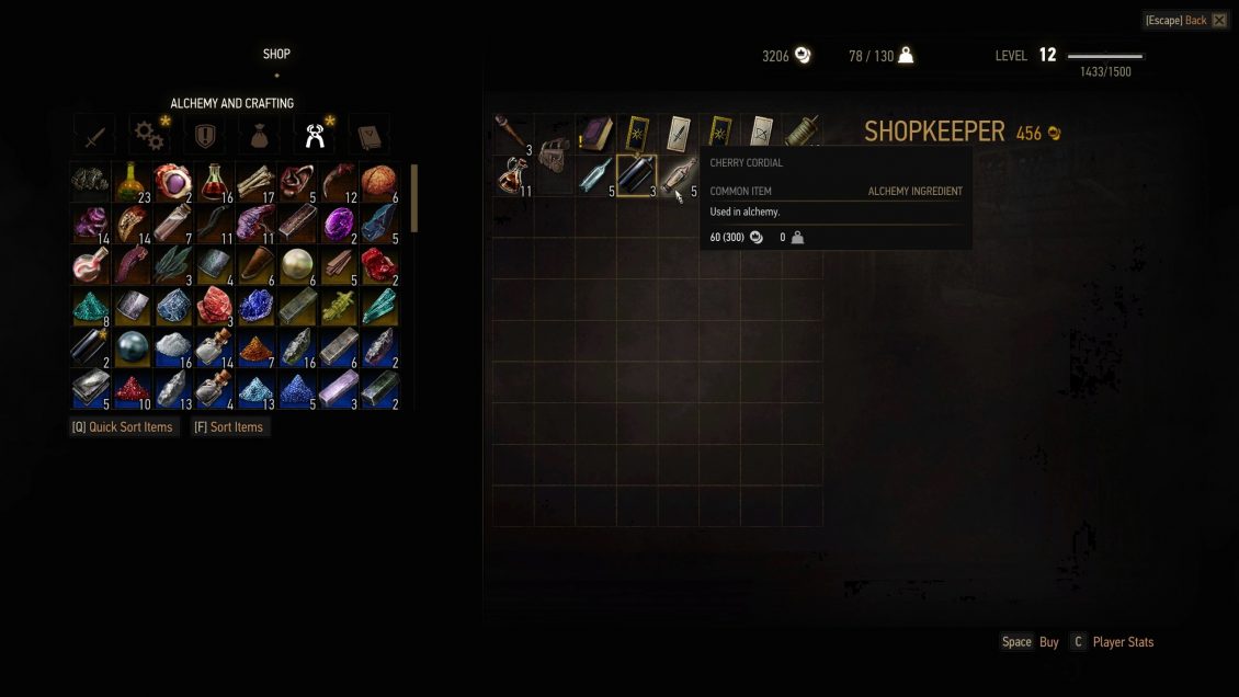 WITCHER 3 Interesting Merchants to visit Vulkk