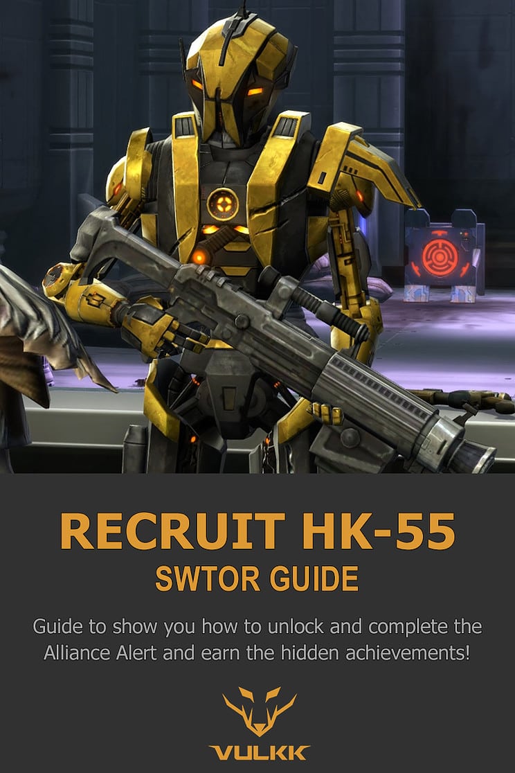 SWTOR Arma Rasa Alliance Alert Guide HK-55 Recruitment Mission Pin