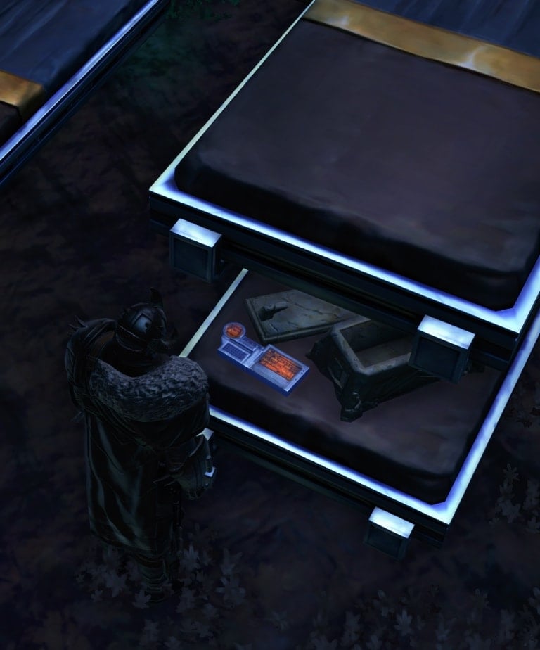 Check Narissa's Notes item - SWTOR Reclaimed Treasure