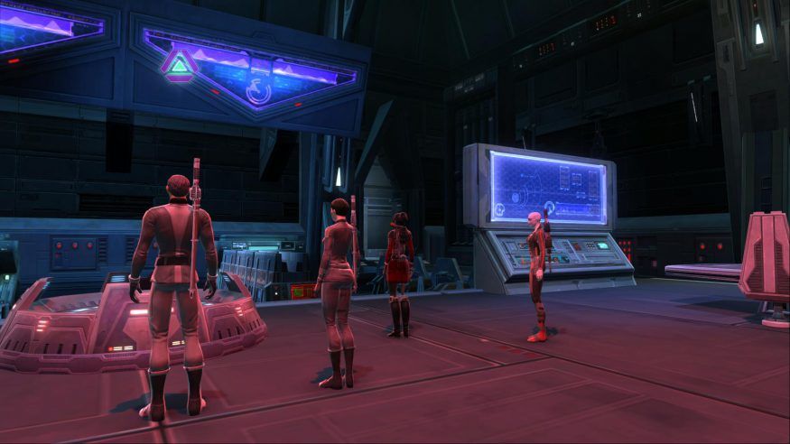 SWTOR Imperial Agent bug all NPCs have swords on their backs