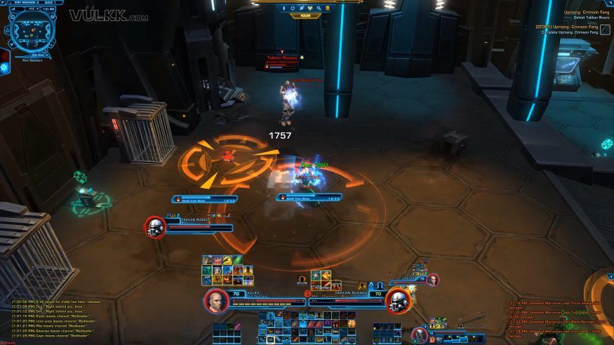 SWTOR Uprising Guide - Crimson Fang - Takkan Russco mechanics 1