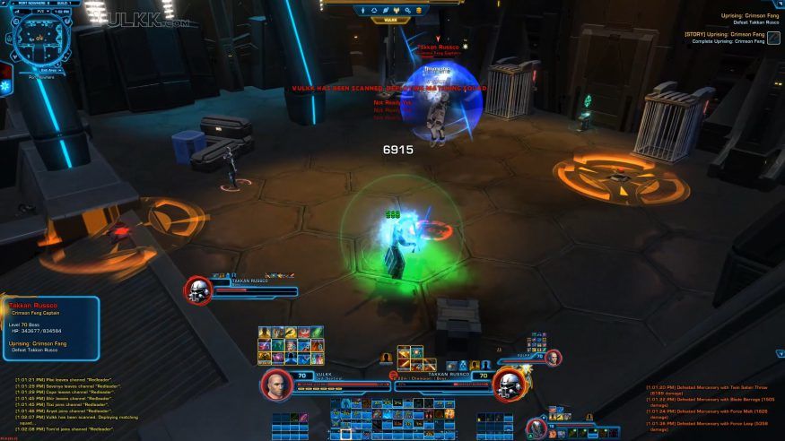 SWTOR Uprising Guide - Crimson Fang - Takkan Russco mechanics 2