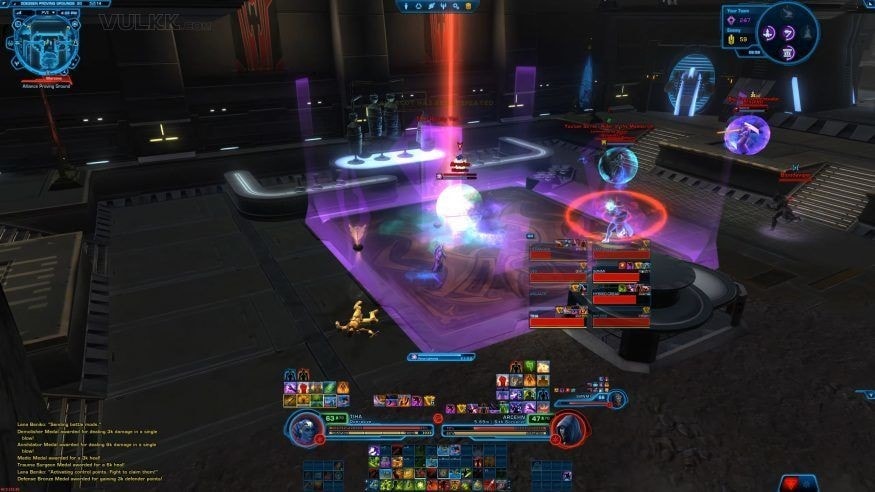 Vulkk SWTOR Healing UI 5.0 - Gameplay