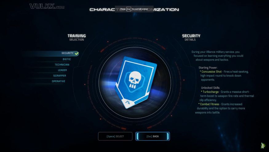 Mass Effect Andromeda Beginner Tips - Training