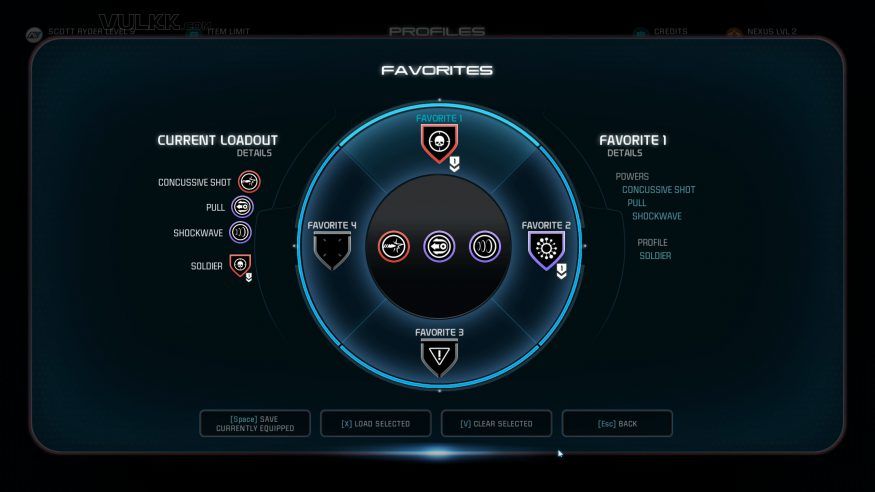 Mass Effect Andromeda Beginners Guide - Favorites