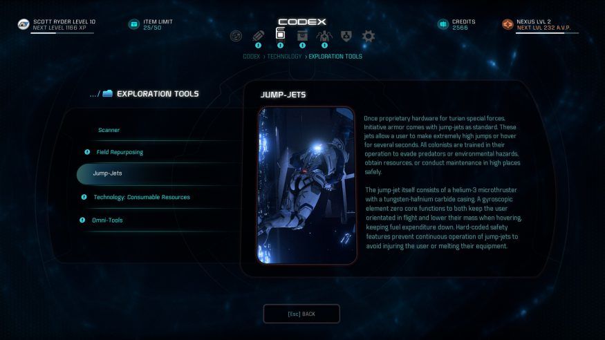 Mass Effect Andromeda Beginners Guide - Jump-Jets