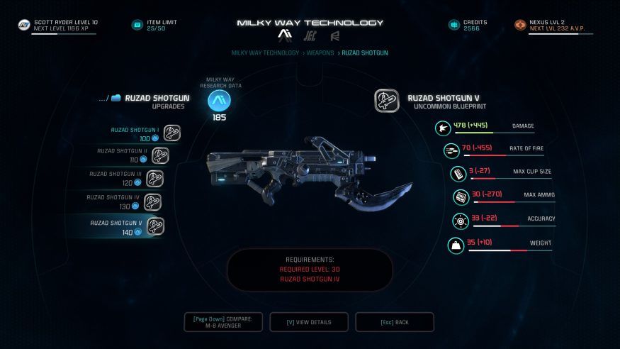 Mass Effect Andromeda Beginners Guide - Researching Schematics
