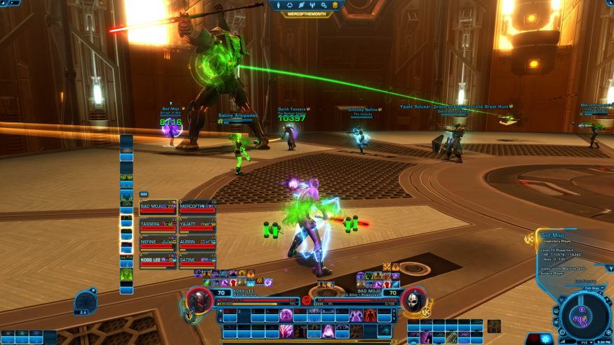 Tyth The God of Rage SWTOR Gods from the Machine Ops Boss Guide - Grace Add Aivela's Restoration Ability