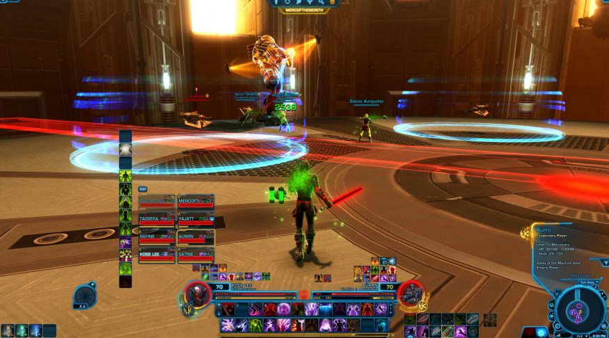 Tyth The God of Rage SWTOR Gods from the Machine Ops Boss Guide - Justice Add shield