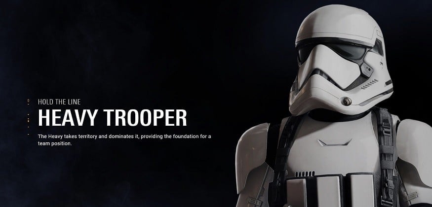 Star Wars Batlefront II Multiplayer Classes - Heavy Trooper