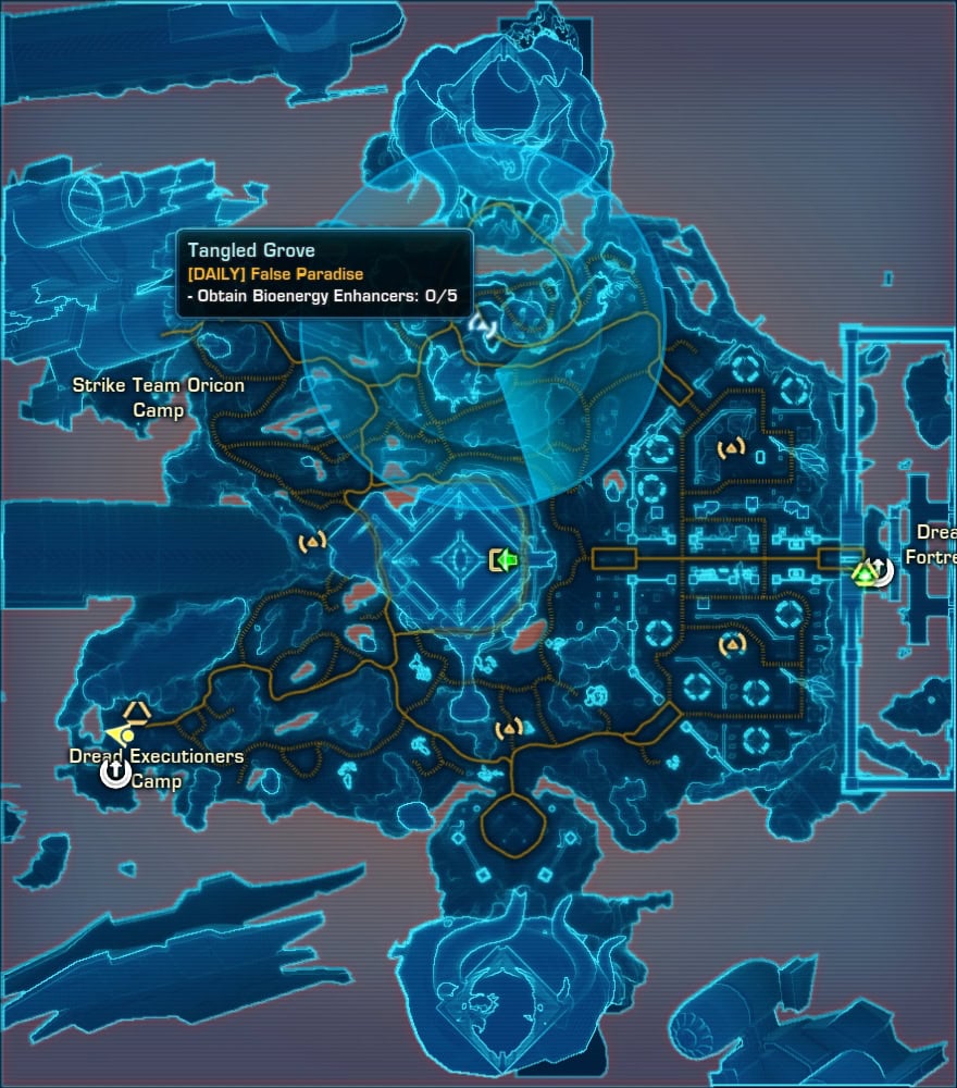 False Paradise Map