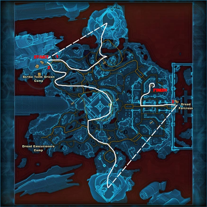 SWTOR Oricon Daily Missionos REPUBLIC Best Route Walkthrough