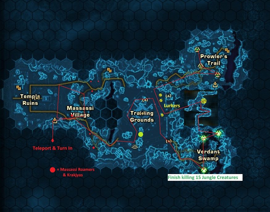 SWTOR Yavin IV Daily Missions Best Route