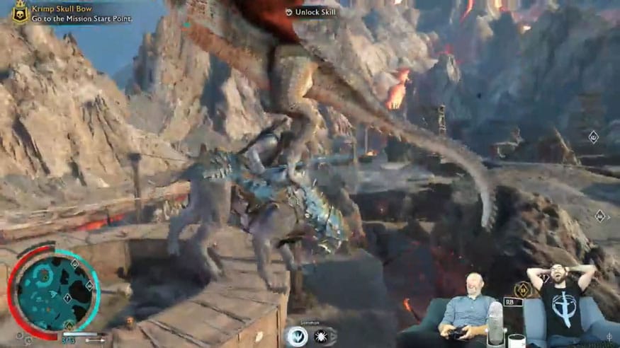 Shadow of War Mounted Skill Tree and Mounted Combat Overview - funny drake moment