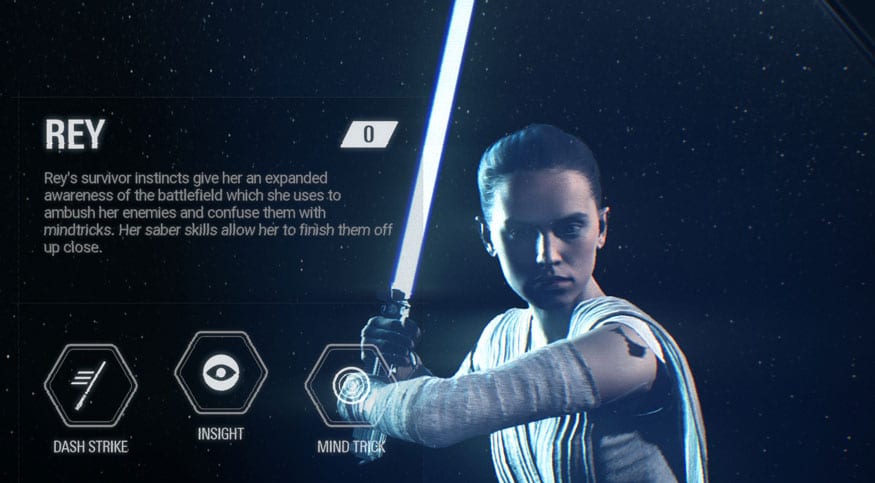 Star Wars Battlefront II Rey