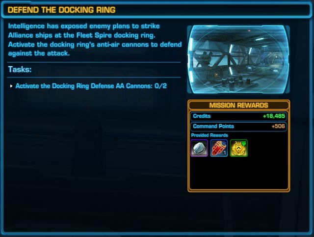 Defend the Docking Ring Mission