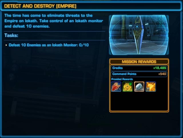 Detect and Destroy Mission