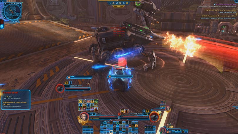 SWTOR-A-Traitor-Among-the-Chiss-Flashpoint-Guide---Guardian-Droid-Boss---Incinerate