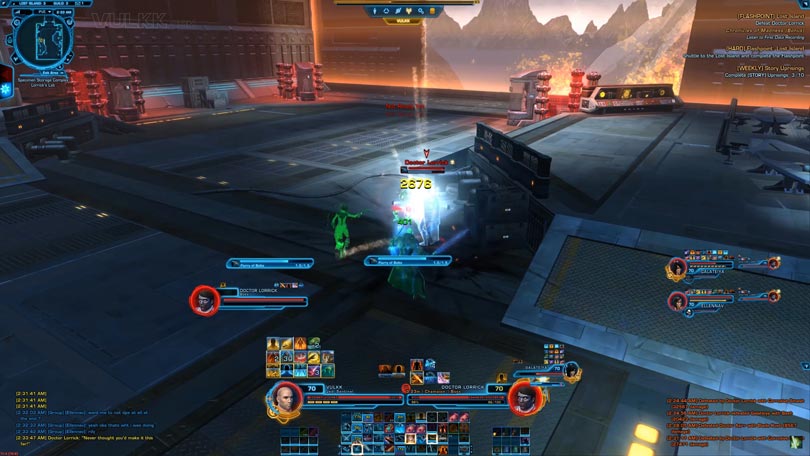 SWTOR Lost Island Flashpoint Guide - Dr Lorrick Phase 1 - Flurry of Bolts