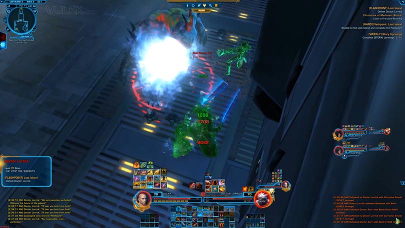 SWTOR Lost Island Flashpoint Guide Dr Lorrick Phase 3 DPS Race