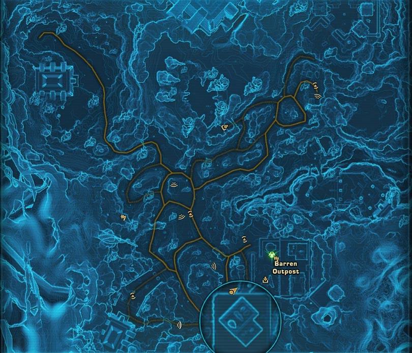 SWTOR Ziost Daily Missions Guide - Death of a World Map