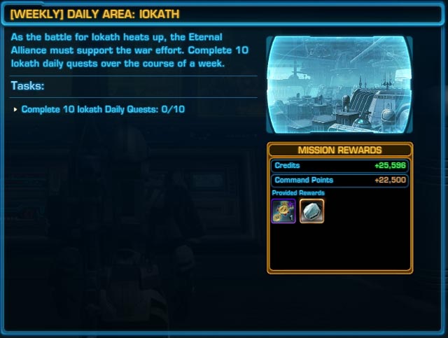 Weekly Daily Area Iokath Mission