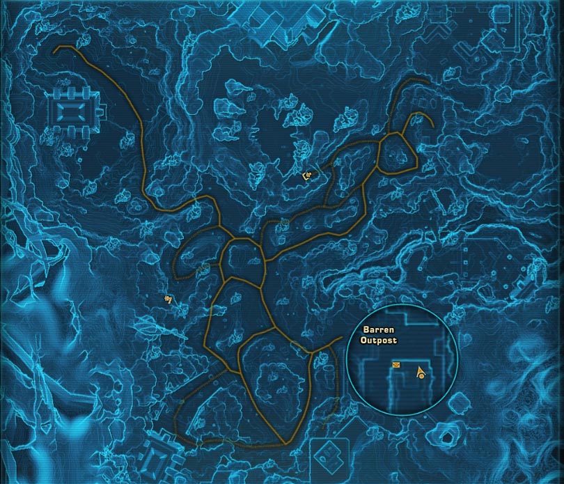 Ziost Activist Droid Location on the Map