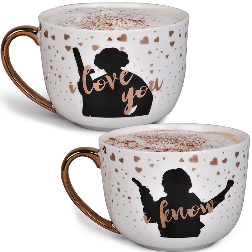 Star Wars I Love You I Know Coffee Mug Set