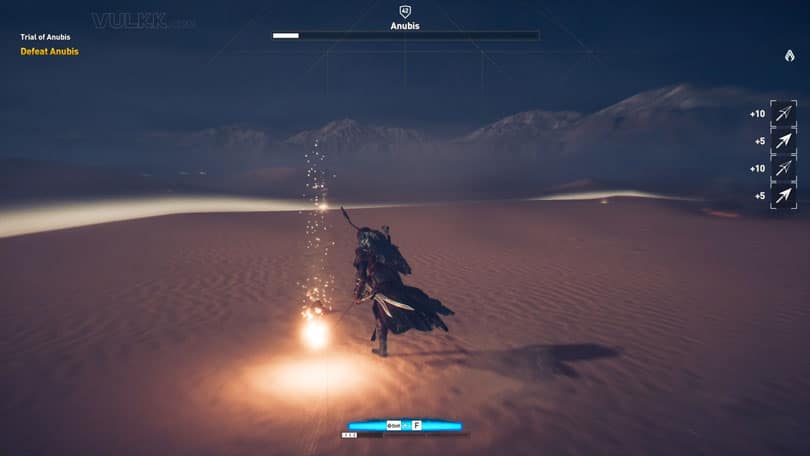 Assassin's Creed Origins Trial of Anubis Arrows Respawns