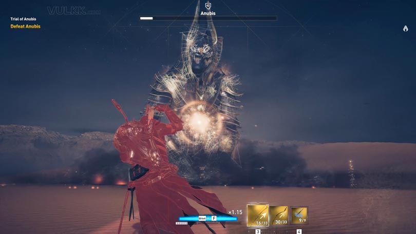 Assassin's Creed Origins Trial of Anubis Red Marked on Bayek