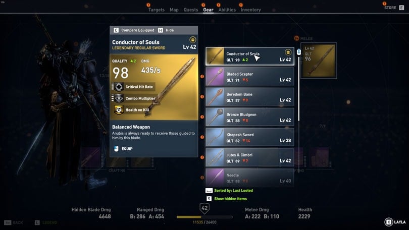 Assassin's Creed Origins Trial of Anubis Reward