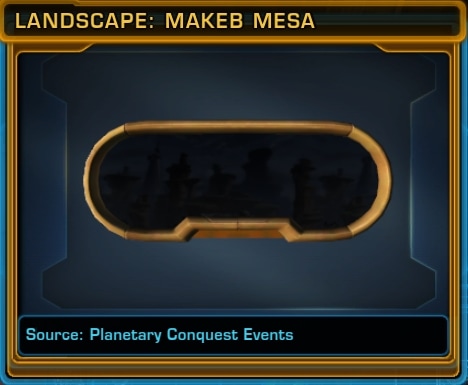 Landscape Makeb Mesa