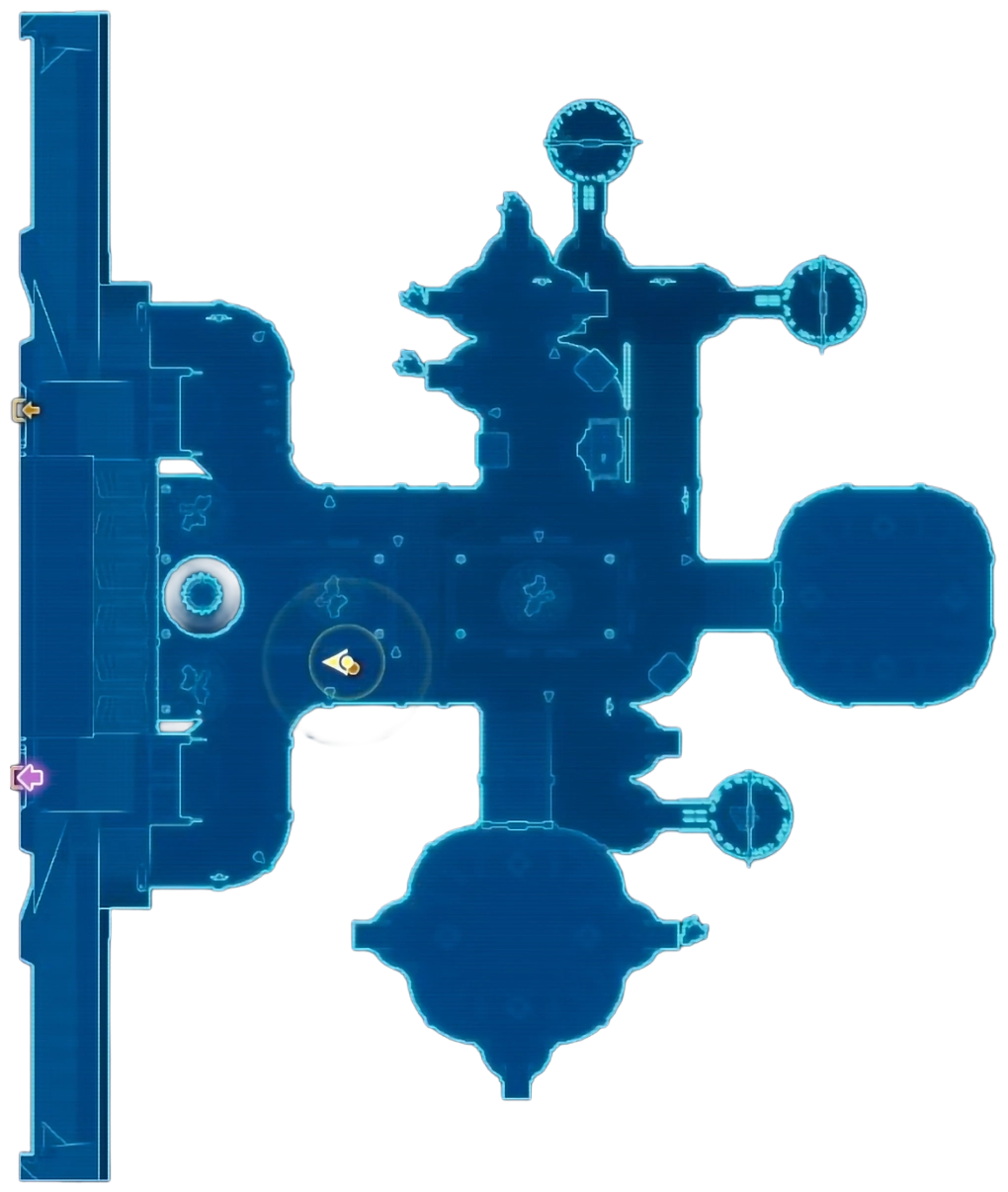 Palace of the Eternal Dragon - Arrival Platforms Map