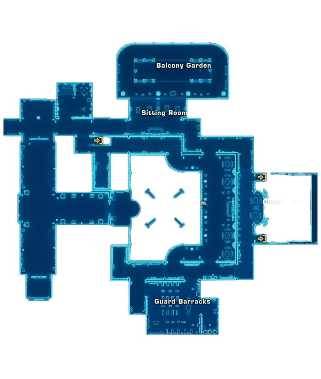Palace of the Eternal Dragon - Level 1 Map