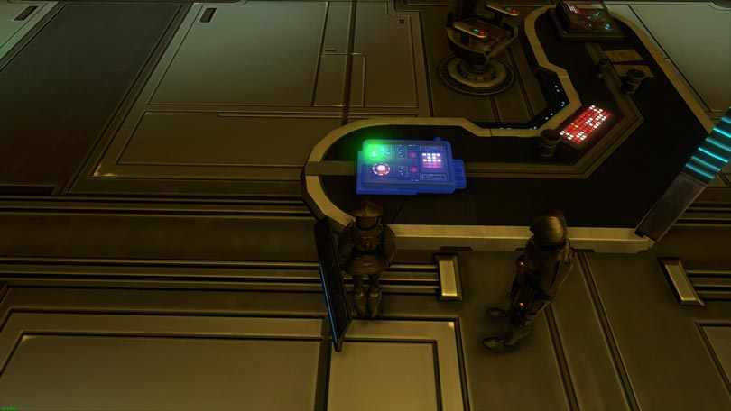 SWTOR KOTET Chapter 6 Dragon's Maw Bous Mission - Console on the Table