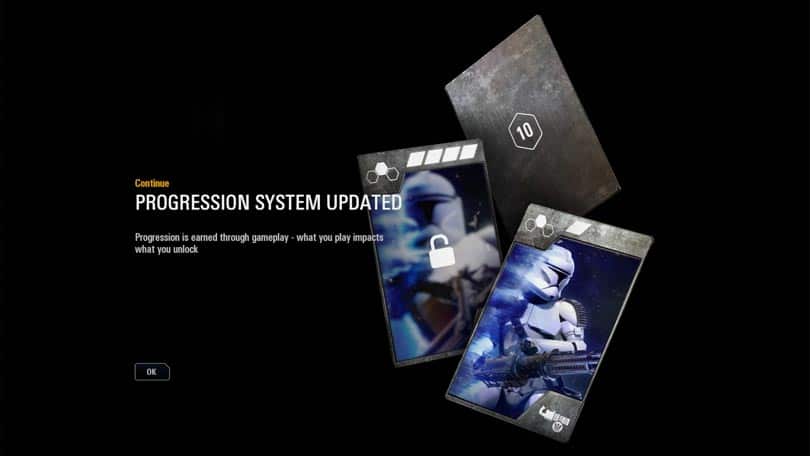 Star Wars Battlefront 2 New Progression System - Welcome Screen