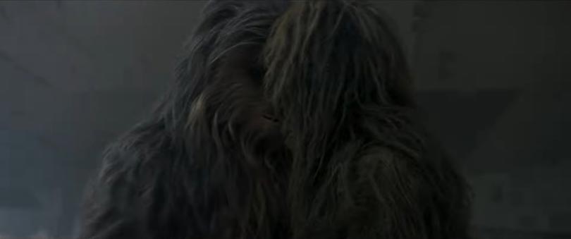Solo A Star Wars Story Trailer Shots - Chewiee's family