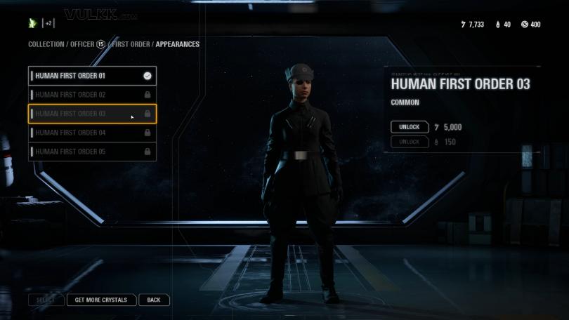 Star Wars Battlefront 2 Trooper Appearances - Officer First Order (3)