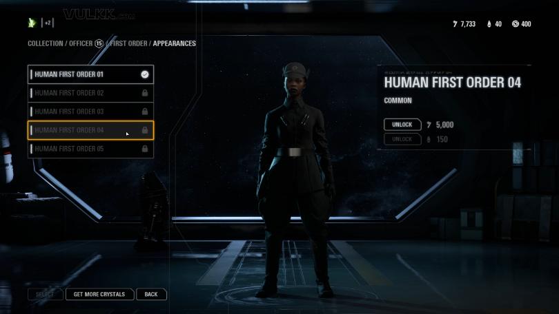 Star Wars Battlefront 2 Trooper Appearances - Officer First Order (4)