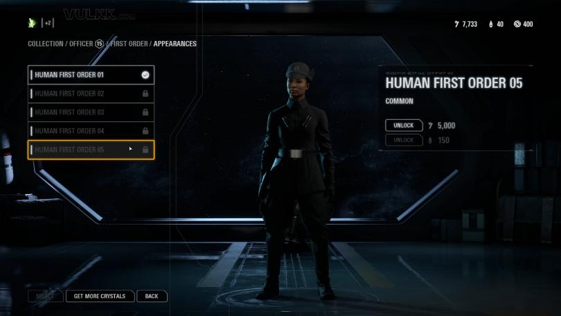 Star Wars Battlefront 2 Trooper Appearances - Officer First Order (5)