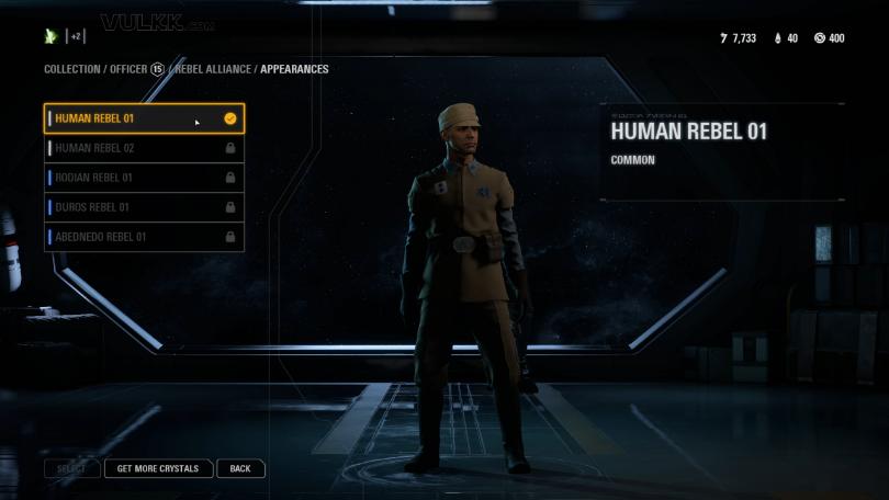 Star Wars Battlefront 2 Trooper Appearances - Officer Rebele Alliance (1)