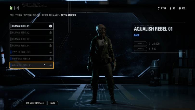 Star Wars Battlefront 2 Trooper Appearances - Specialist Rebel Alliance (7)