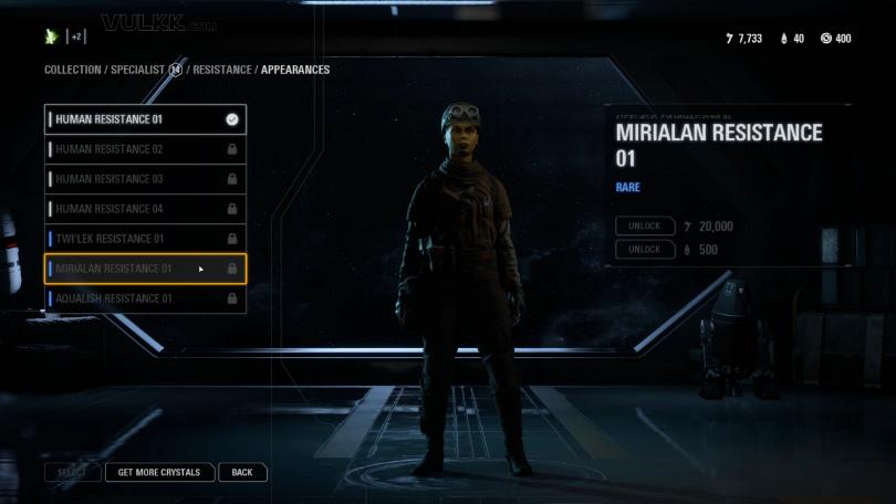 Star Wars Battlefront 2 Trooper Appearances - Specialist Resistance (6)