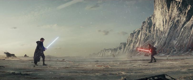 Star Wars The Last Jedi Luke vs Kylo