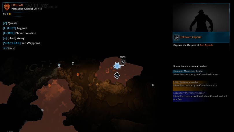 Blazing Shield Map