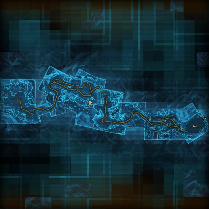 SWTOR 5.9 The Nathema Conspiracy Flashpoint - Bonus Mission Valkorion Treasure Chest Map 1