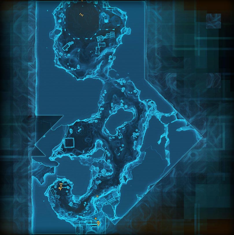 SWTOR 5.9 The Nathema Conspiracy Flashpoint - Bonus Mission Valkorion Treasure Chest Map 4